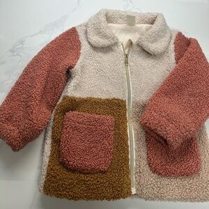 Girl Colorblock Sherpa Jacket 3T